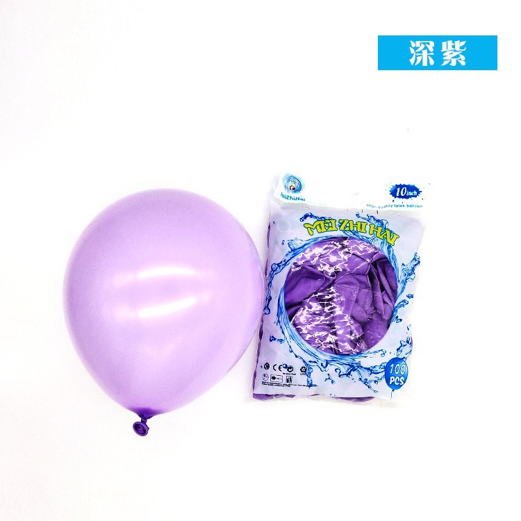 Globo mate personalizado de 10 pulgadas engrosado decoración de la sala de bodas decoración de la fiesta de cumpleaños globo de impresión de Navidad al por mayor