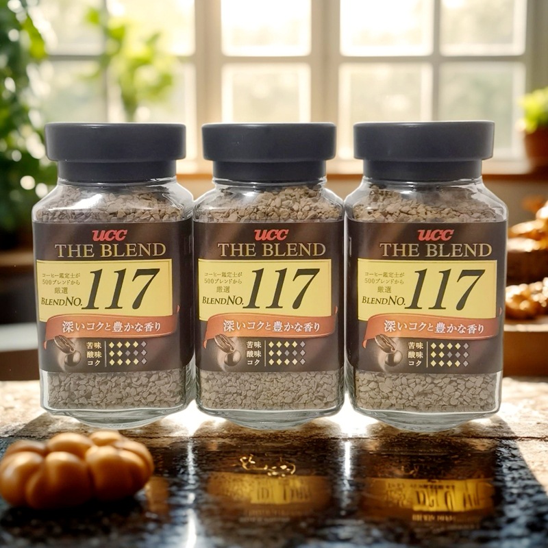 批发供应进口食品 日本进口UCC悠诗诗117速溶咖啡粉90g*12瓶/箱