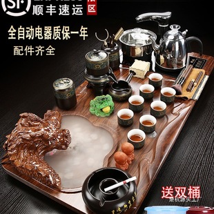 Tea Set Set for Home Living Room, Fully Automatic Water Supply, Kung Fu Tea Table, Water Kettle, Tea Tray, Jianchuhang