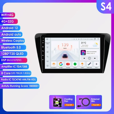 screen navigation GPS reversing image – DVD Navigation - 432g-wifi4g-lte-version-7862-carplay-eight-core-10-inch-for-skoda-octavia