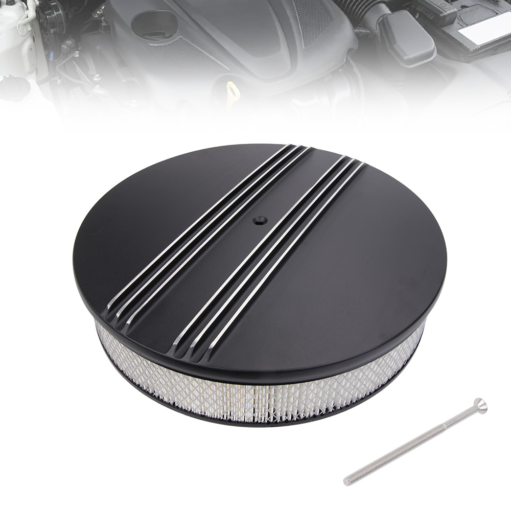 Car modified air filter 14X 3inch full-flap half-flap filter full-fin air purifier cross-border