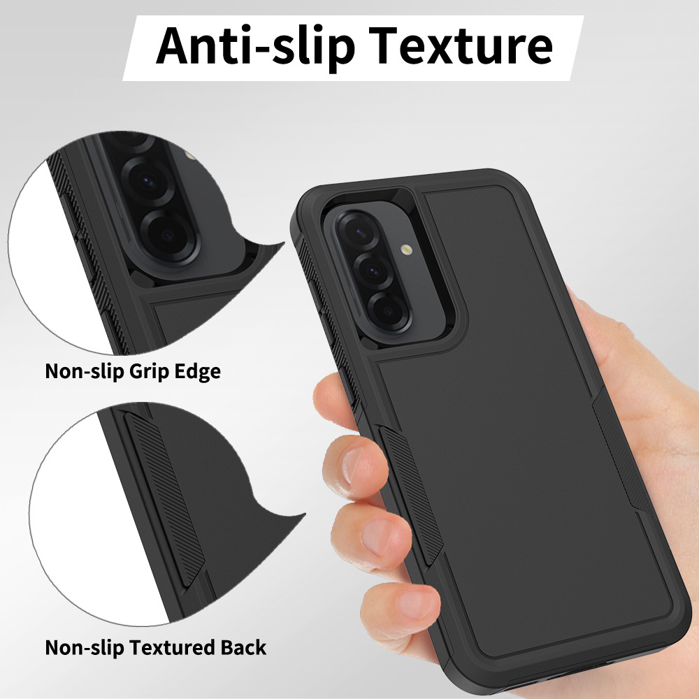 Funda Protectora Dos en Uno para Samsung A36 A57 A56 TPU Antigolpes y Anticaída