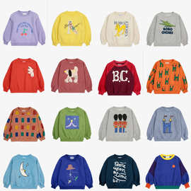 儿童卫衣 ins风 2024秋季新品BC系列加绒卫衣（不支持7天无理由）