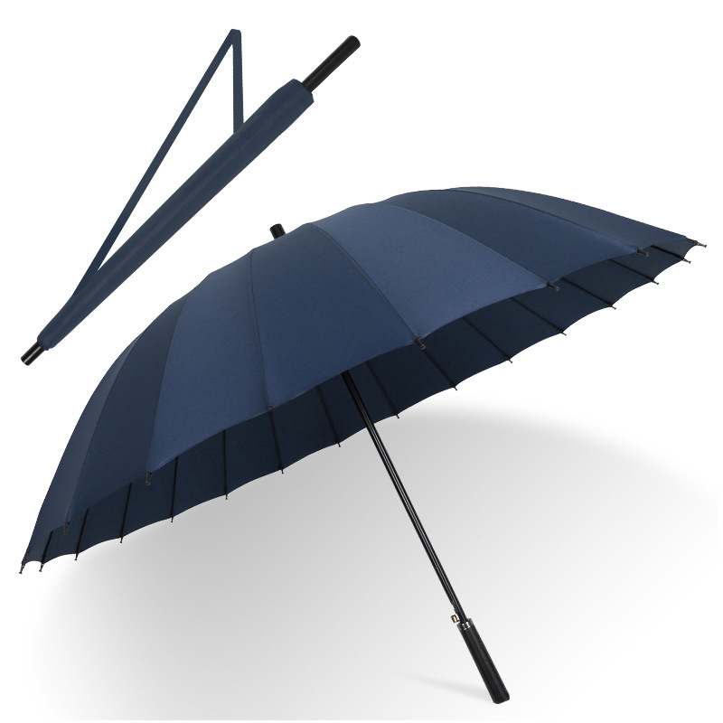 24骨长柄雨伞男款晴雨两用女学生加厚结实耐用双号防晒自动伞|undefined