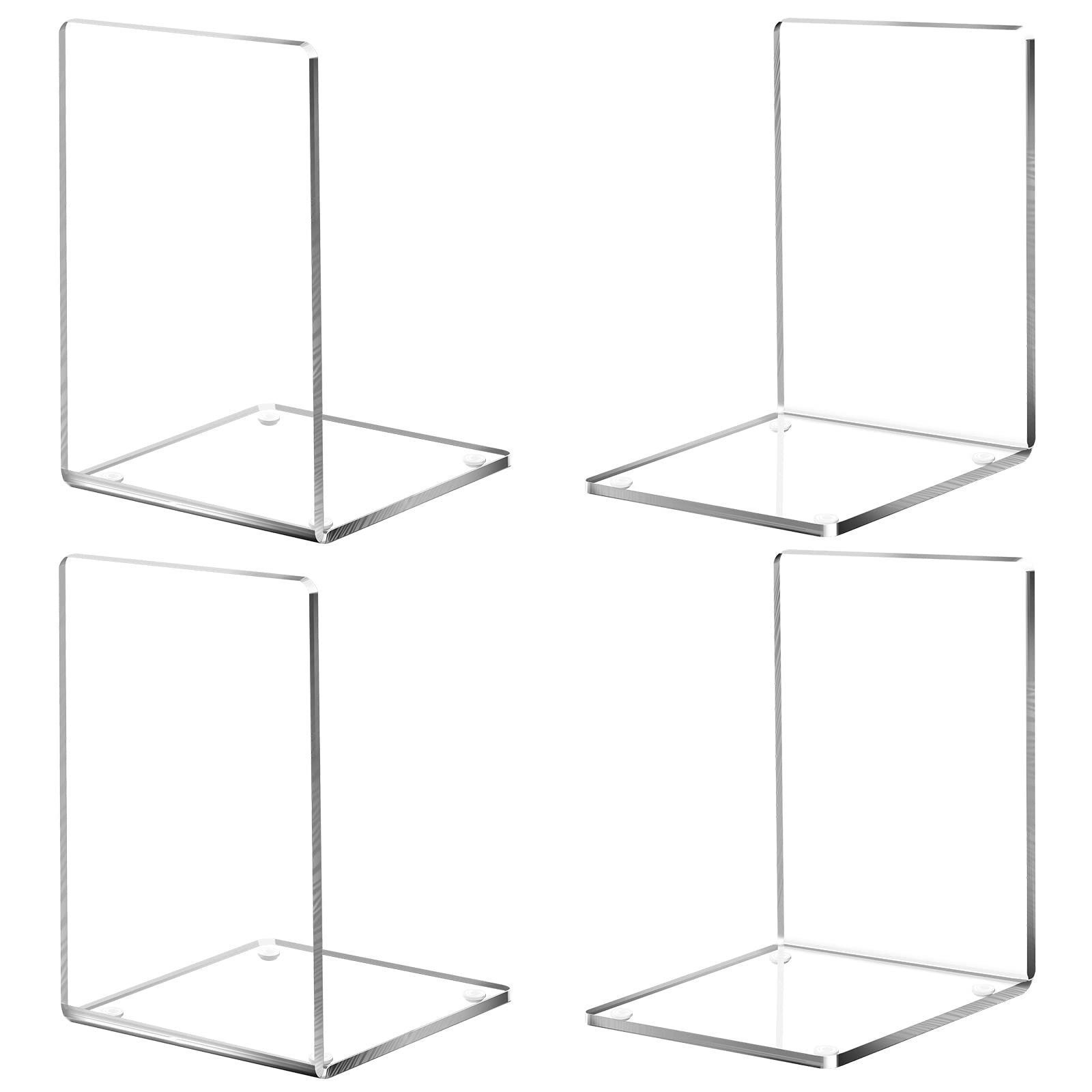 Transfronterizo exclusivo de acrílico transparente libro de pie estudiante de lectura de pie de partición deflector libro soporte de libro estante