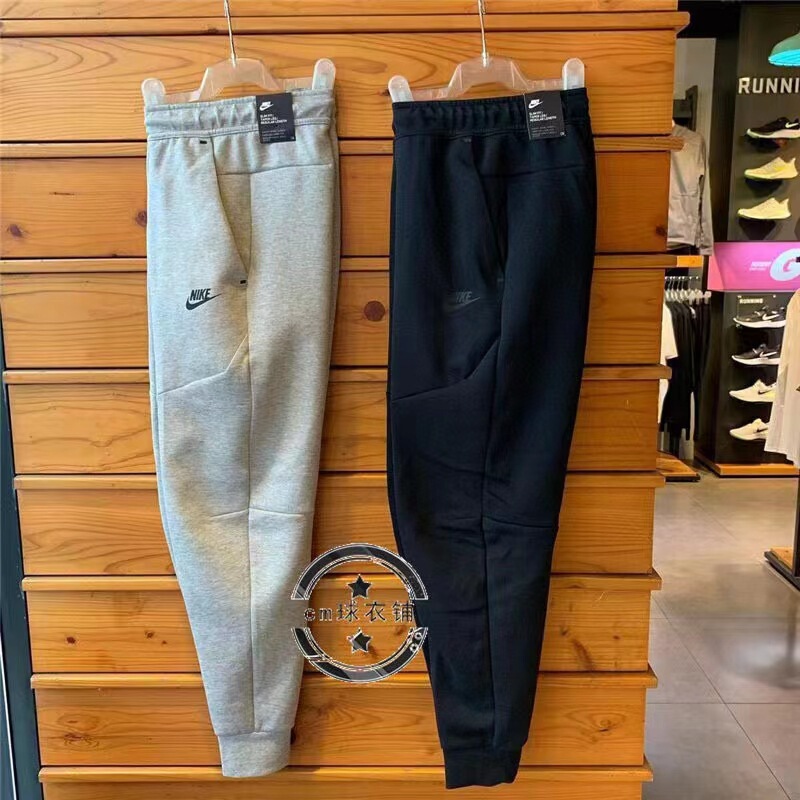 Autumn Overseas Popular Nk Men's Sweatpants Cross-Border Hook Print Splicing Knitted Tapered Leggings Casual Sports Pants Autumn Overseas Popular Nk Men's Sweatpants Cross-Border Hook Print Splicing Knitted Tapered Leggings Casual Sports Pants