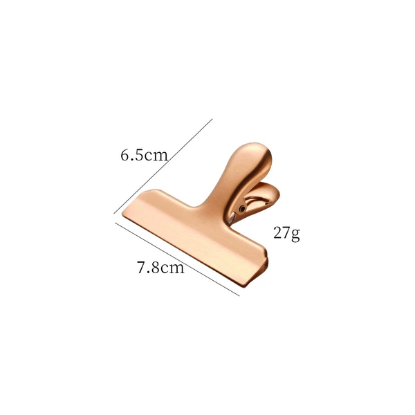 Middle number Rose Gold