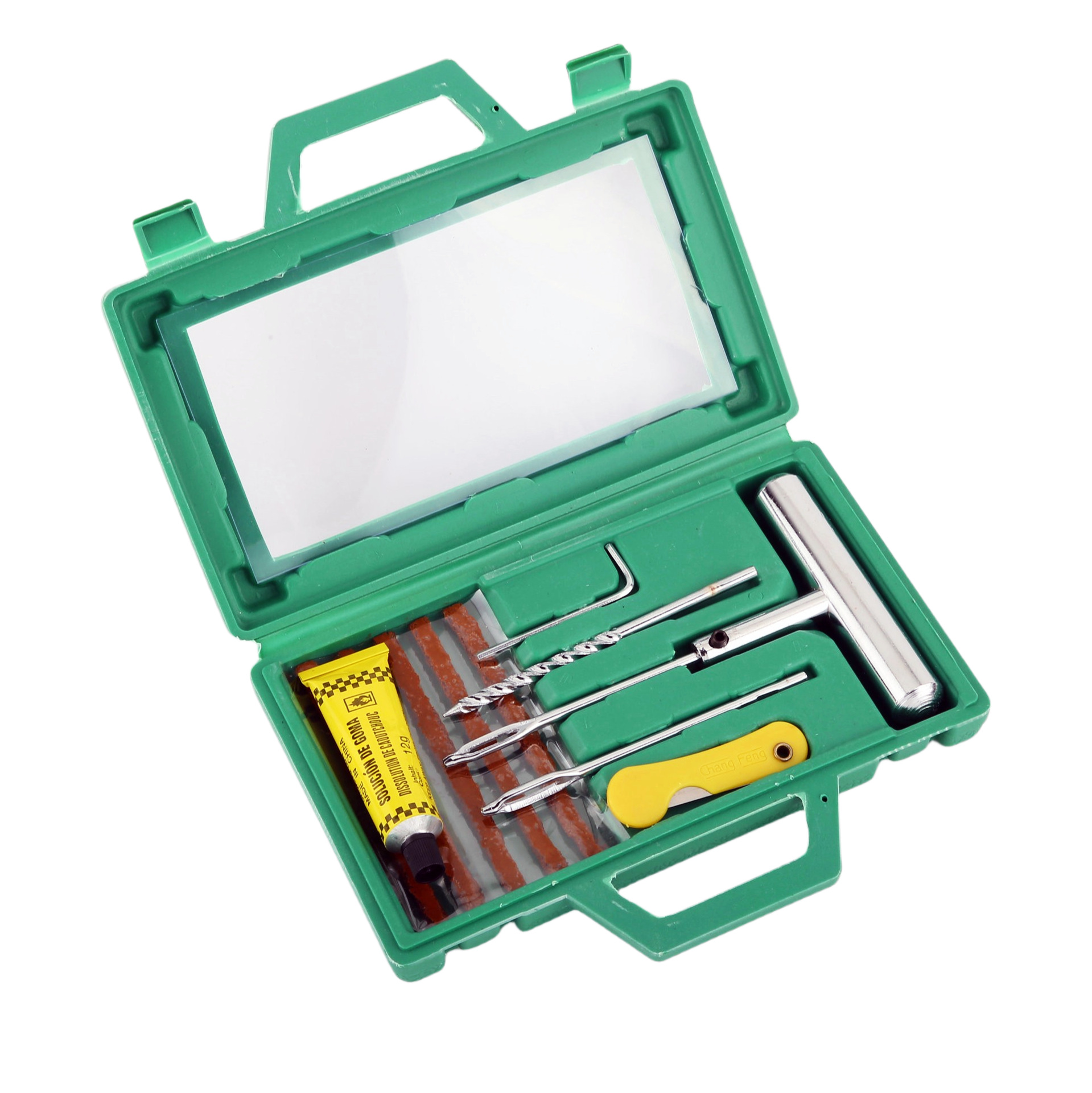 Car Motorcycle Tubeless Tire Repair Tool Kit Emergency Puncture Repair