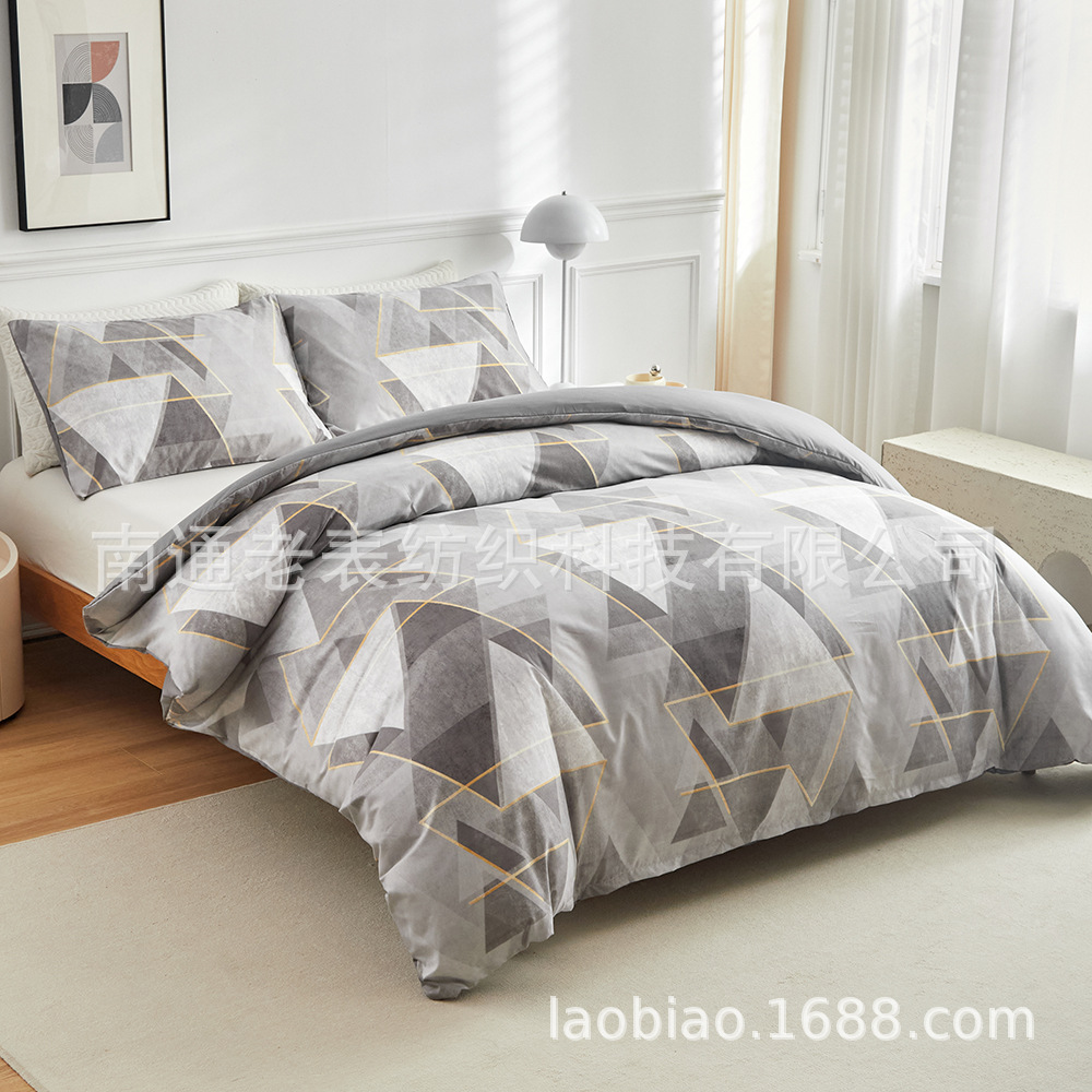 Viejos relojes proveedores transfronterizos de ropa de cama graffiti plantas hojas flores geometría cuadrilátero rayas triángulo kit