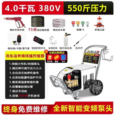 Gun Cleaning Machine for Car — Car washing machine - duoduo-straight-hair-black-cat-9999w-40kw380v-275kg-pressure-15m