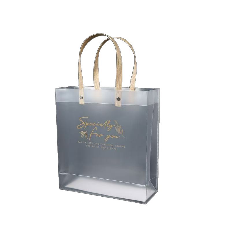 PP bolso de mano plástico bolsa de regalo transparente embalaje de flores dulces de boda bolsa de regalo de mano día de San Valentín chino bolsa de PVC