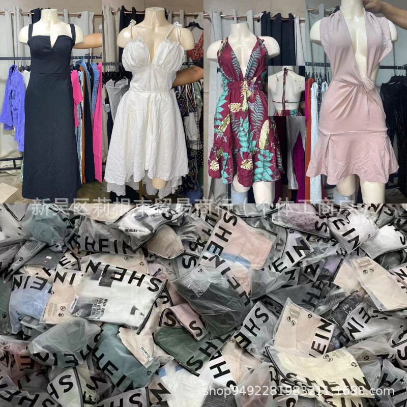 Shein Fast Fashion New Large Quantity and Good Price Miscellaneous Dresses Shein Factory Direct Sales Wholesale Tail Goods