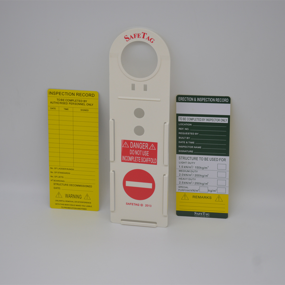 老厂多款式现货 Ladder Tag Scaffold Tag 脚手架挂牌 梯子挂牌