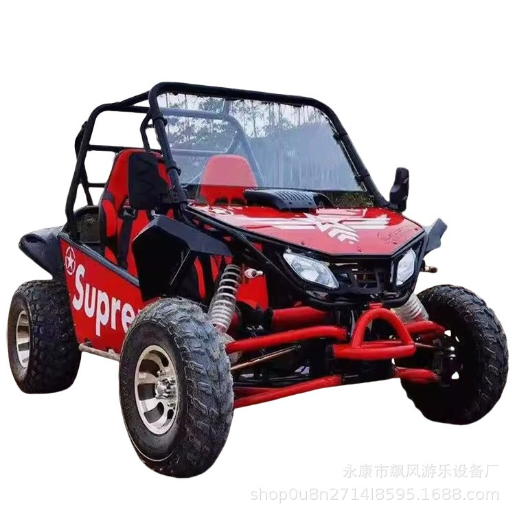 Полноприводная версия топлива UTV четыре колеса стальная труба внедорожное ATV 200cc на открытом воздухе аренда место двойная карта