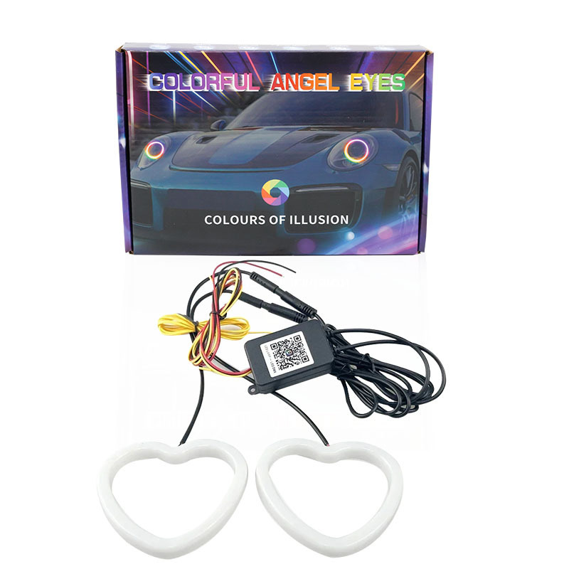 Amor lámpara cielo ojo diafragma auto modificación ilusión LEDAPP control de teléfono móvil ilusión ilusión iluminación diurna