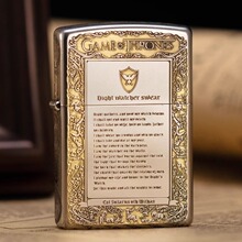 芝宝正品zippo打火机之宝防风煤油复古双色冰与火之歌守夜人zipoo