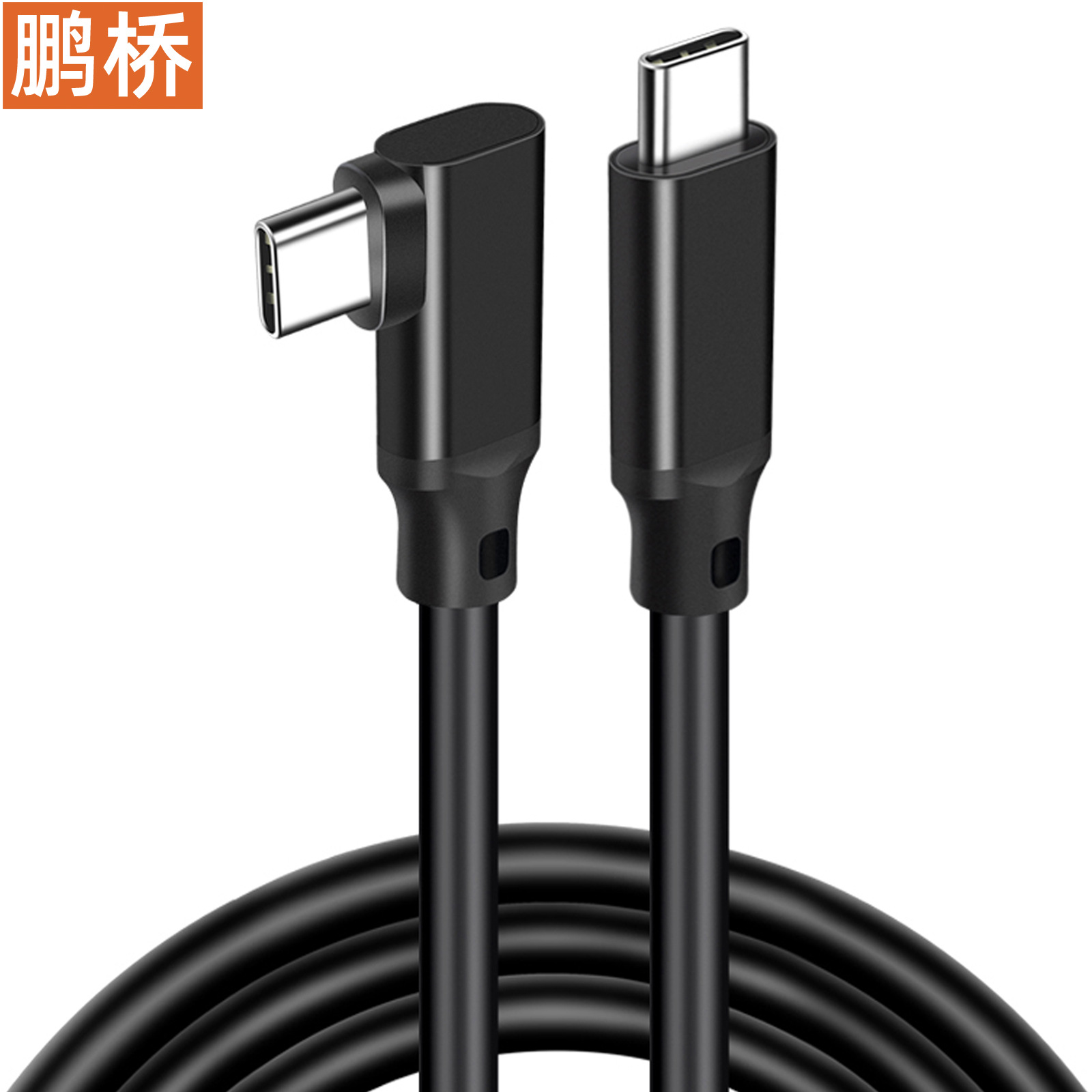 Codo VR línea tipo-C cable de datos usb3.1 doble macho 4K pantalla de proyección de vídeo línea 3,20G móvil línea de juego
