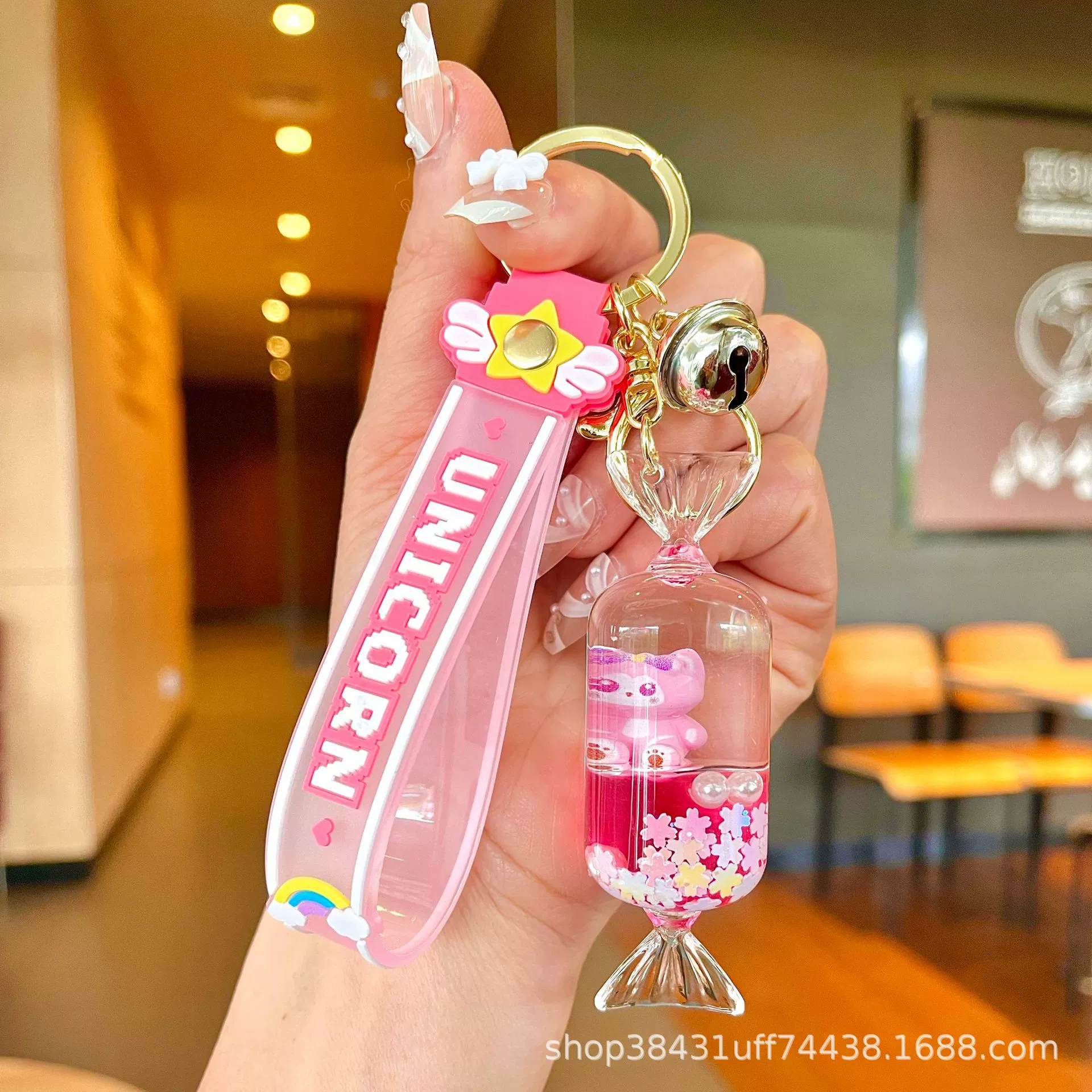 Acrylic keychain, pendant for keys