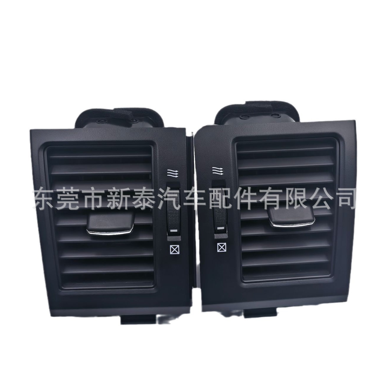 Adecuado para 2007-2010 Toyota Land Cruiser LC200 salidas de aire acondicionado en ambos lados-negro