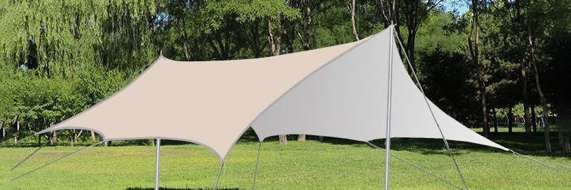 Outdoor canopy tent, thickened sunshade, waterproof, sun-proof, UV-resistant, portable camping butterfly canopy