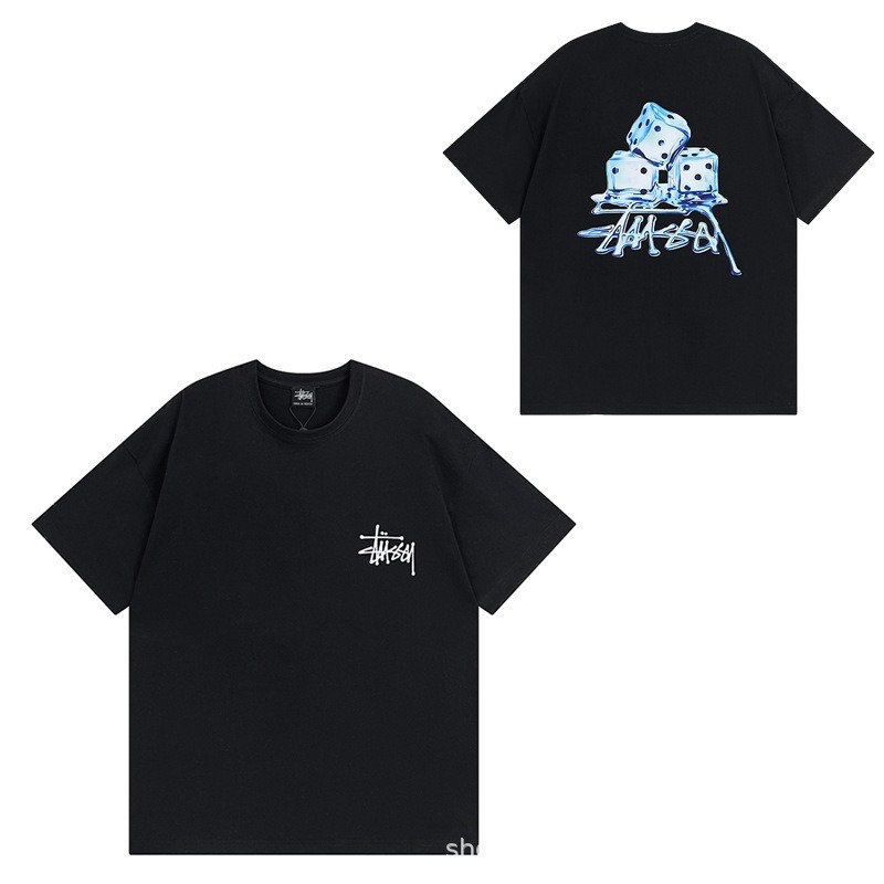 STU 25SS 新品 STU 高品質純綿 男女同型半袖Tシャツ トレンドブランド服|undefined