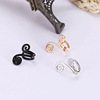 Fashionable ear clips, earrings, European style, simple and elegant design, no pierced ears