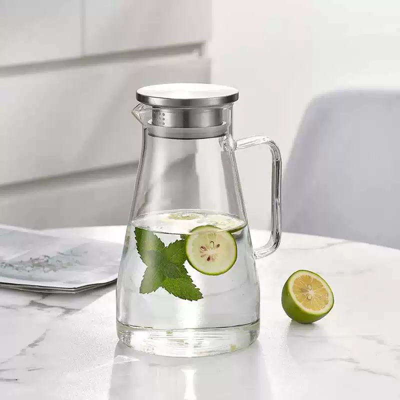 Glass explosion-proof teapot, tea