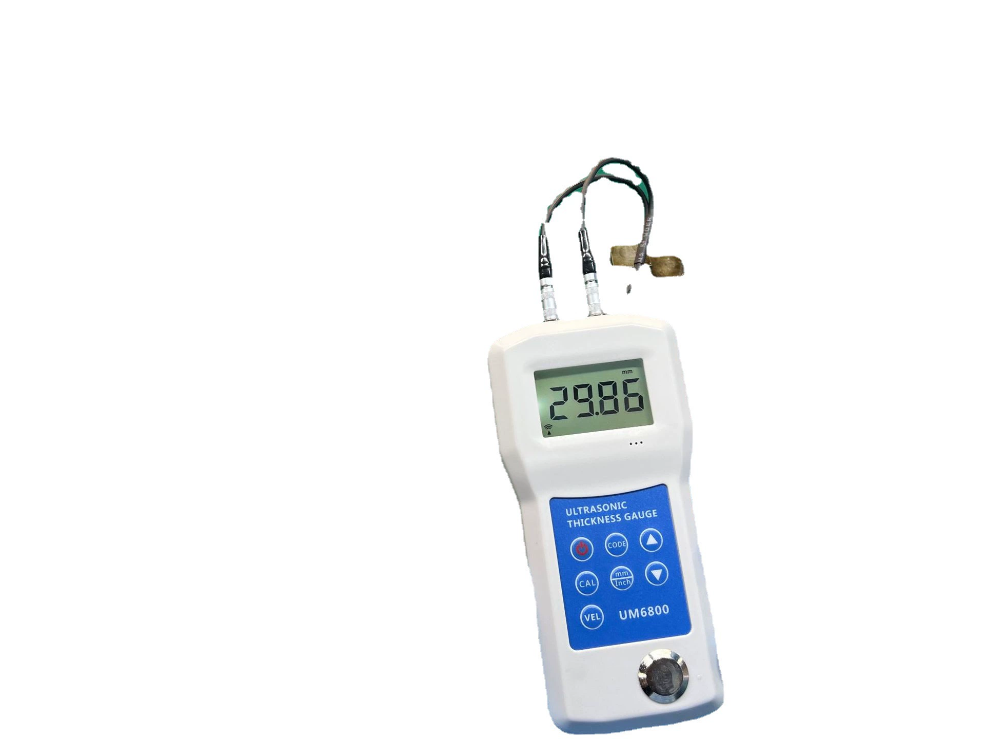Портативный керамический толщиномер, двухточный ультразвуковой толщиномер UM6800