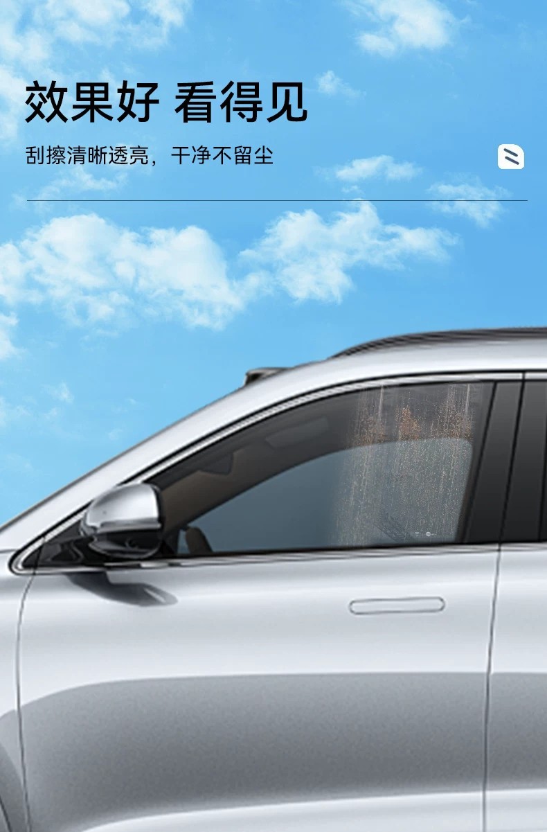 Car side window wiper, anti-fog, silent wiper blade, anti-rain and anti-fog wiper strip