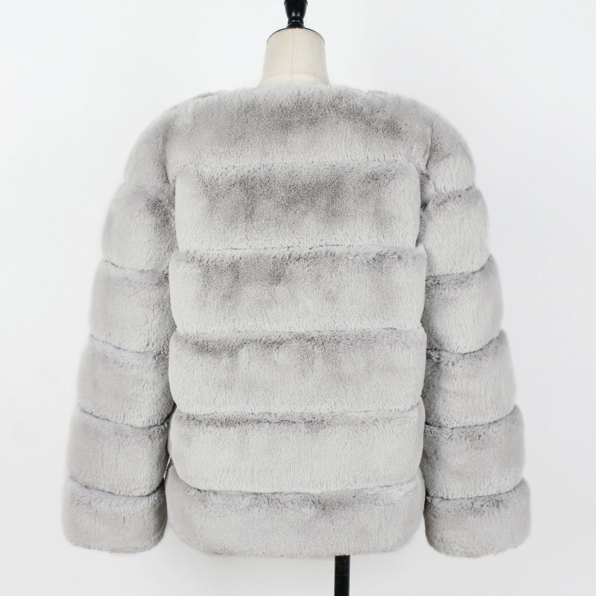 Women's Clothing warm plush coat coat jacket_voghion.com