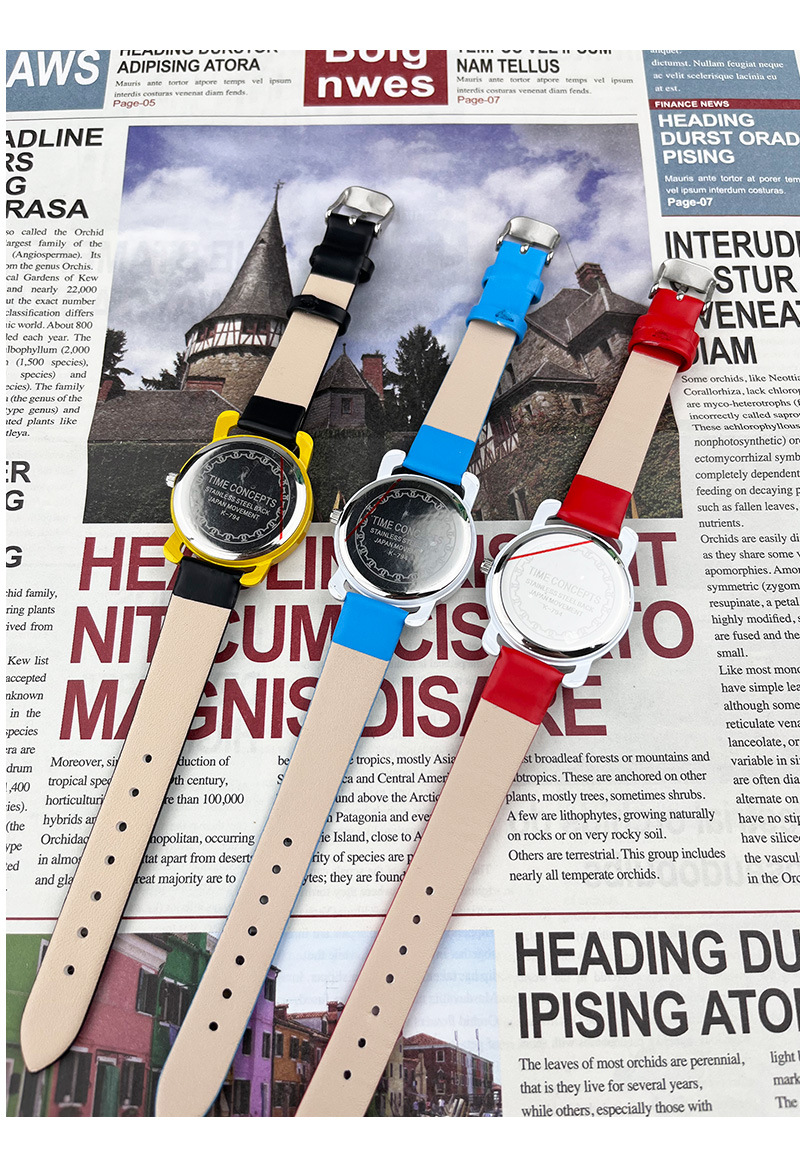 ドラゴンボールかわいい学生の腕時計の男の子の腕時計の男の子のベルト