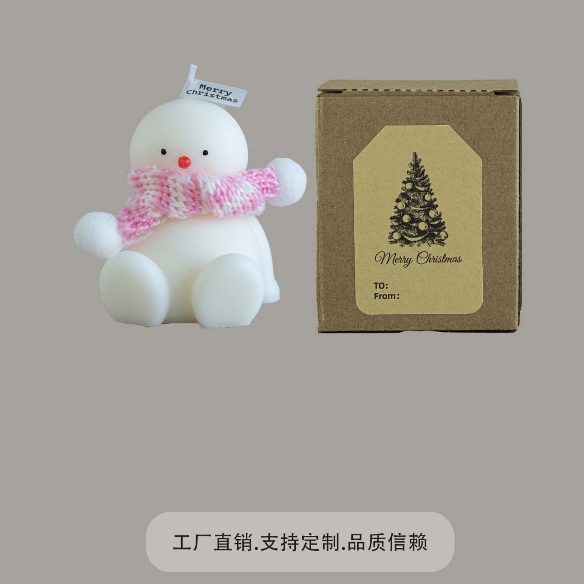 Lindo pintado a mano libre de humo aromaterapia muñeco de nieve forma decoración de la vela decoración del hogar regalo de mano al por mayor caliente