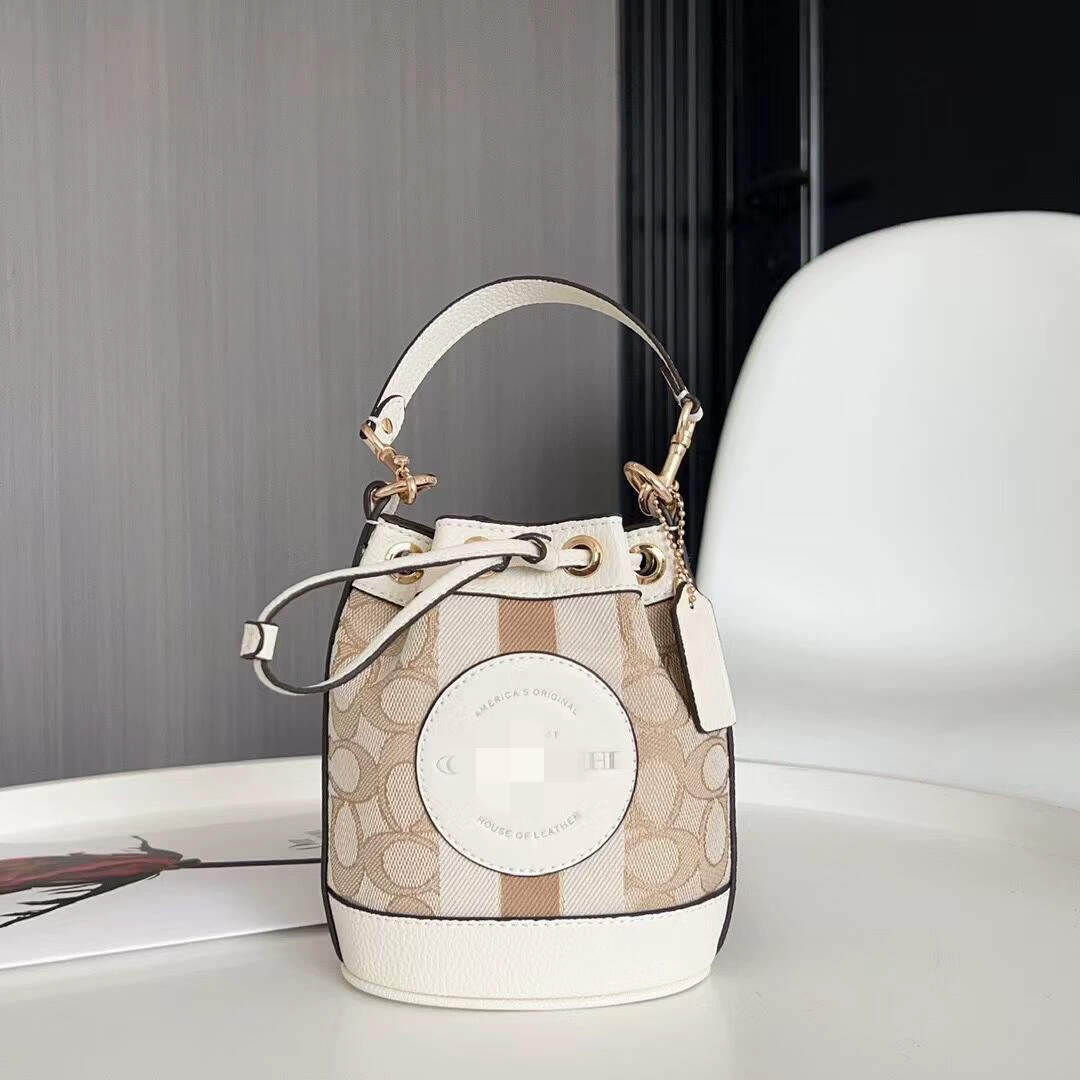 One-shoulder bag, purse, shoulder bag, bucket, drawstring
