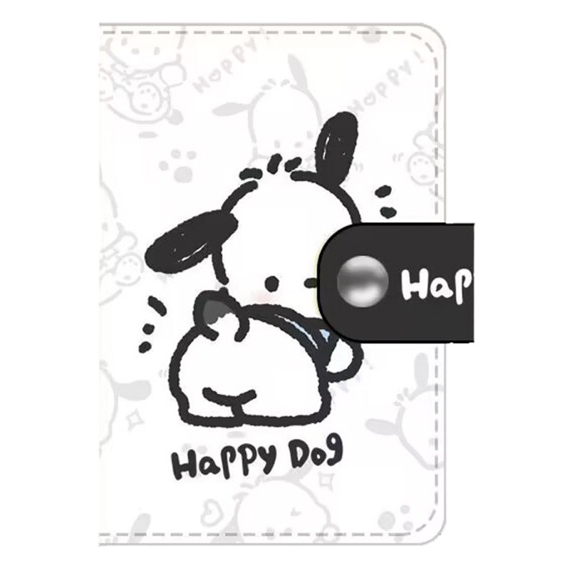 Bolsa para tarjetas de perro de dibujos animados Funda para tarjetas de dibujos animados explosiva de comercio exterior Funda para tarjetas de conducir ultrafina de gran capacidad con múltiples asientos para tarjetas Cartera