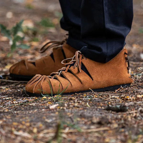 Amazon TEMU Cross-border Foreign Trade New European and American Retro Medieval Renaissance Wilderness Men's Strap Sandals