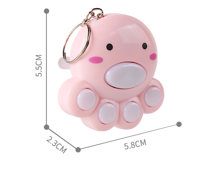 New Octopus Memory Training Mini Electronic Game Keychain Toy Twisting Egg Machine_voghion.com