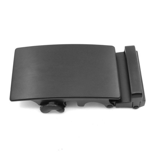 Men's automatic belt buckle head alloy automatic buckle 4 cm black glossy square buckle sports car manufacturer belt buckle batch