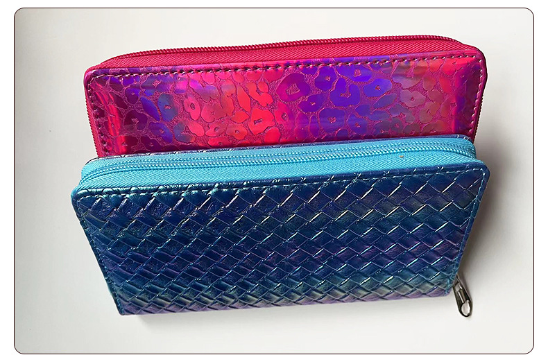 90g Weight Zipper Closure Type Clutch Bag Bags Type 1 Piece Quantity Daily Occasion PVC, Plastic, Nylon Material Plaid Pattern All Seasons Season Women's Gender Retro Style Square Shape Women's Plaid PVC Plastic Nylon Zipper Long Wallets