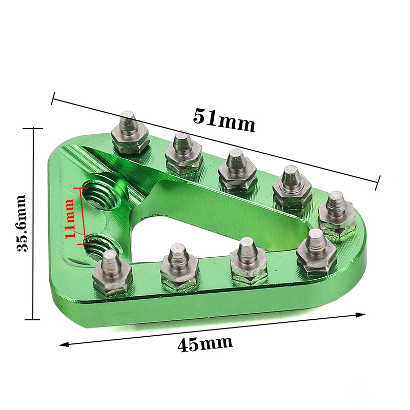 Motorcycle Accessories Hengjian Two-Stroke 250g Viss Off-Road Vehicle Ktm Brake Head Pedal Brake Modified Triangle Plate