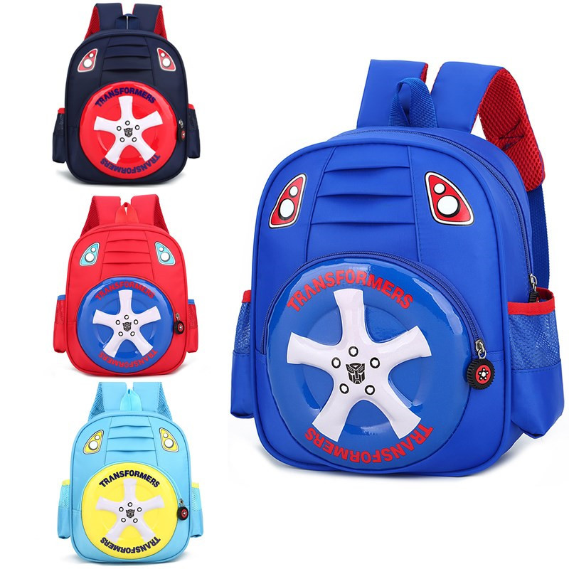Children's Schoolbag for Export, Stylish Cartoon Boy Fashion Dual Shoulder Bag for Kindergarten, Small and Middle Class Backpack, Early Education Class Backpack