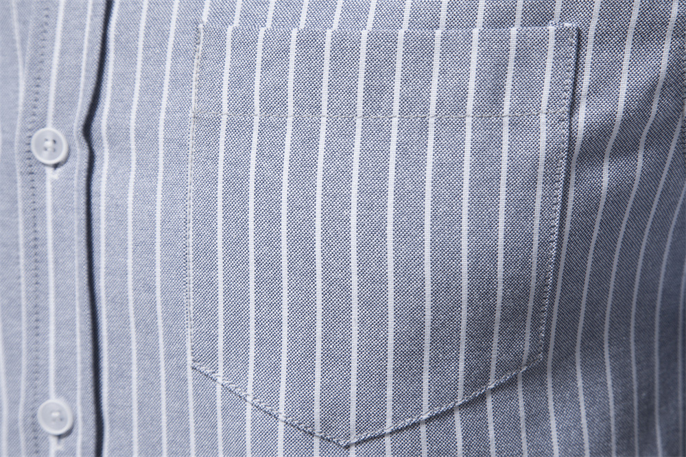 Camicia da uomo a maniche lunghe in cotone e lino, vestibilità slim, vestibilità slim primaverile ed estiva, camicia a maniche lunghe da uomo a righe di taglia europea_voghion.com