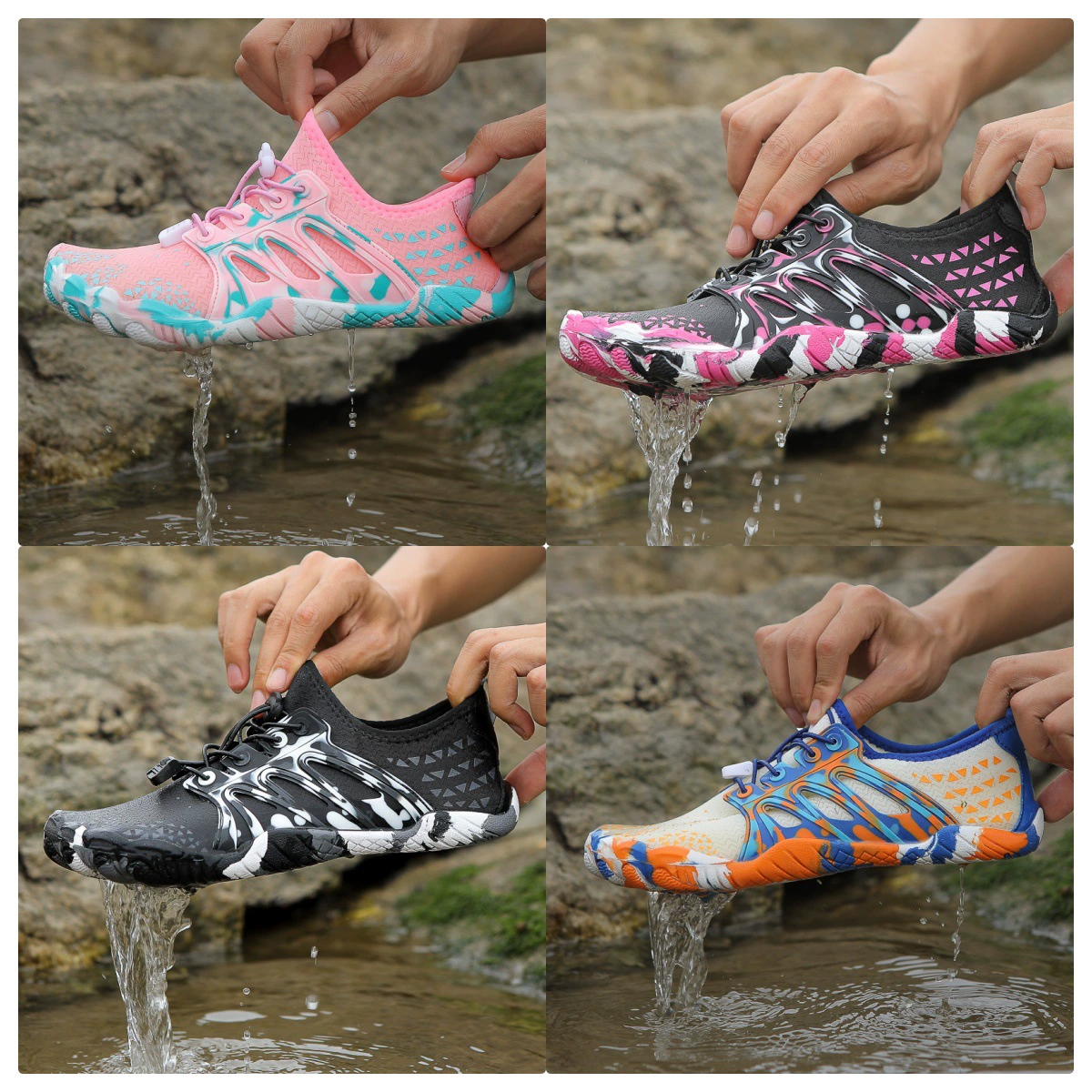 Открытый новый стиль альпинистская пара спортивная обувь для прогулок на пляже купальные туфли