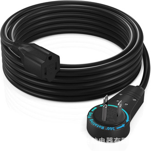 360&deg; ���D��ƽ���^���L��/늾�,3 צ�ӵؾ� 16 Awg �Դ��