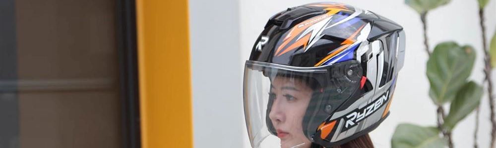 Rsv Motorcycle Helmet Men's No. 1 Women's Three-Quarter Helmet Electric Motorcycle Half Helmet Double Mirror Universal for All Seasons