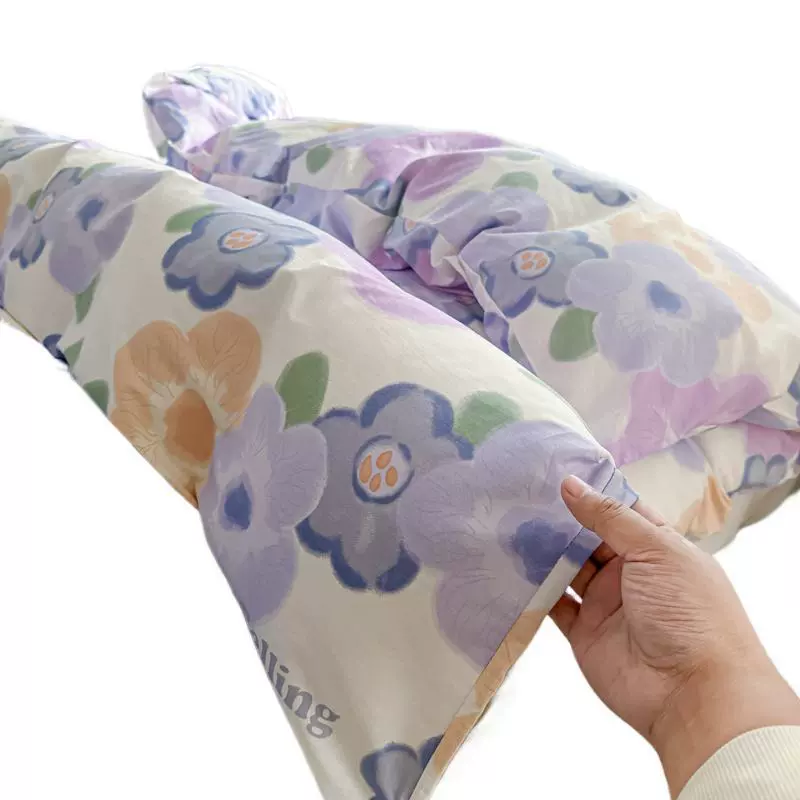 Cotton duvet cover for elementary school students, bedspread