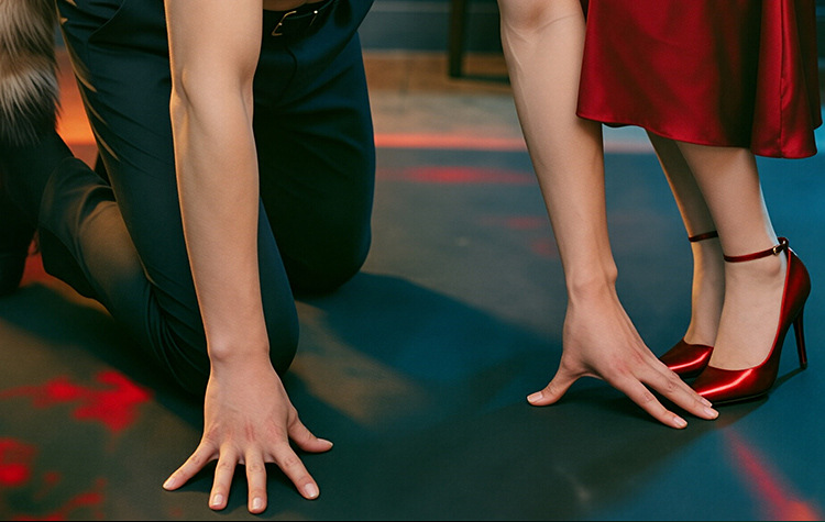 Jiuai SM Couples Play Set with Oral Ball and Anal Plug, Black PU — detail image 27