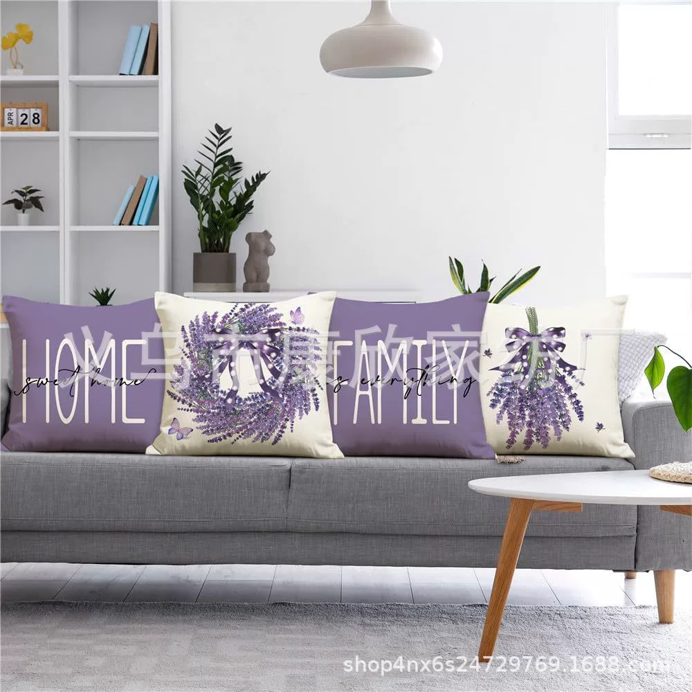 Popular Amazon Xiyin temu cross-border e-commerce new home linen pillow case does not include filler