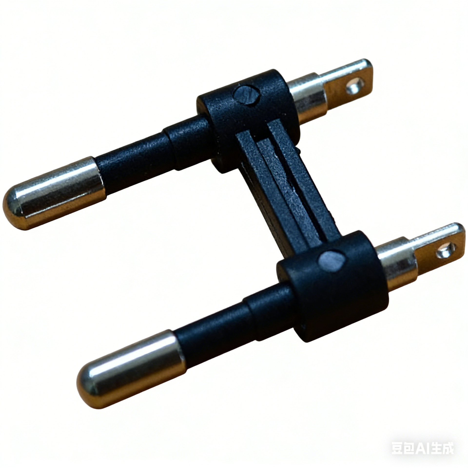 厂家直销欧式电源五金插头 欧规铜插头VDE欧标圆插脚 过扭力测式