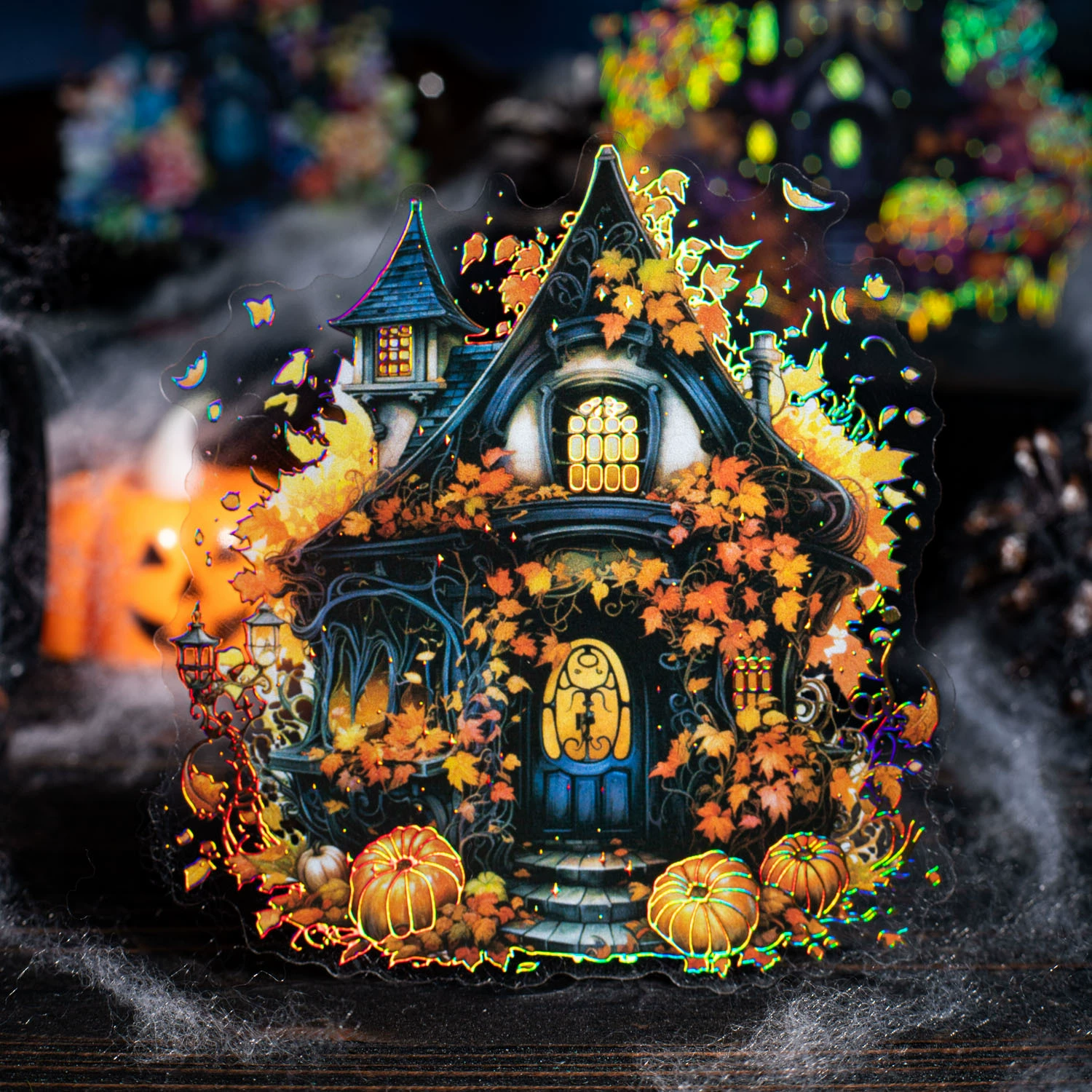 美好的一天 "Heria's Castle" series Gothic style large-size house handbook decoration stickers