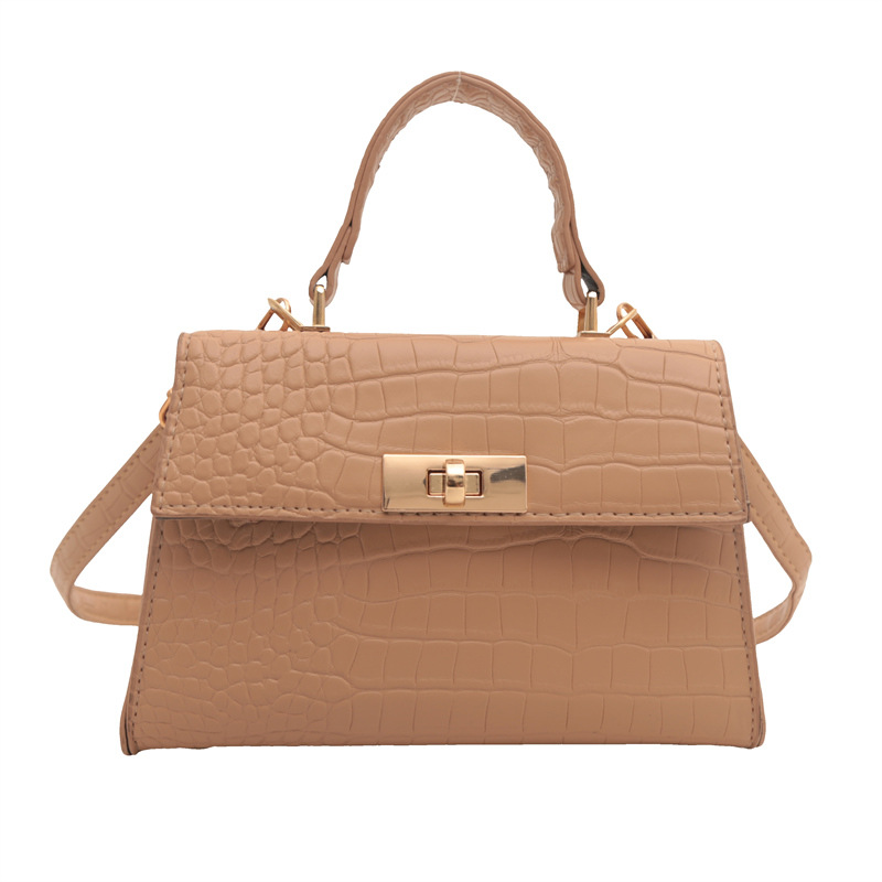 Patrón de cocodrilo retro 2024 bolso de hombro de moda de verano bolso de mensajero de moda bolso femenino bolso cuadrado pequeño portátil de estilo occidental simple